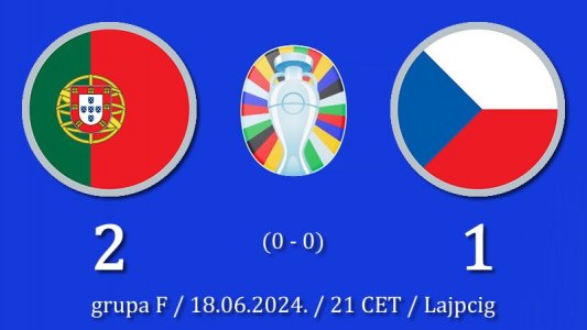 Portugalija u nadokanidi vremena do 3 boda